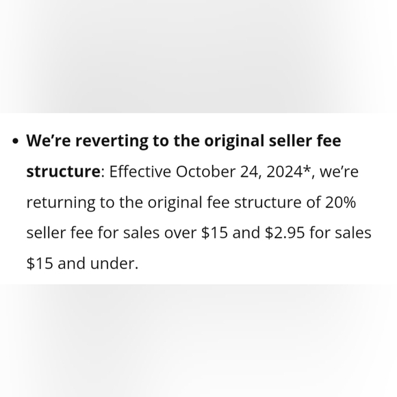 Updated Seller Fees. Please read! 🔎 - Picture 2 of 2